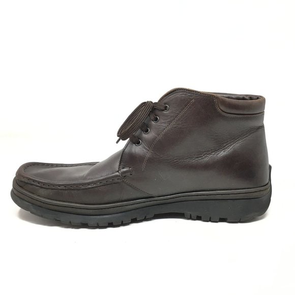 Salvatore Ferragamo Ankle Boots Size 11.5 2E Brown main image 8